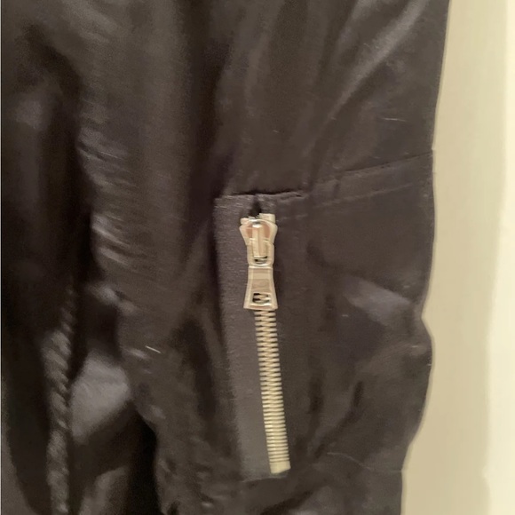 Rta open cold  shoulder jester bomber silk jacket size small - Picture 7 of 8